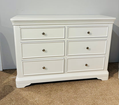 Milan Vanilla Wide Chest Of Drawers