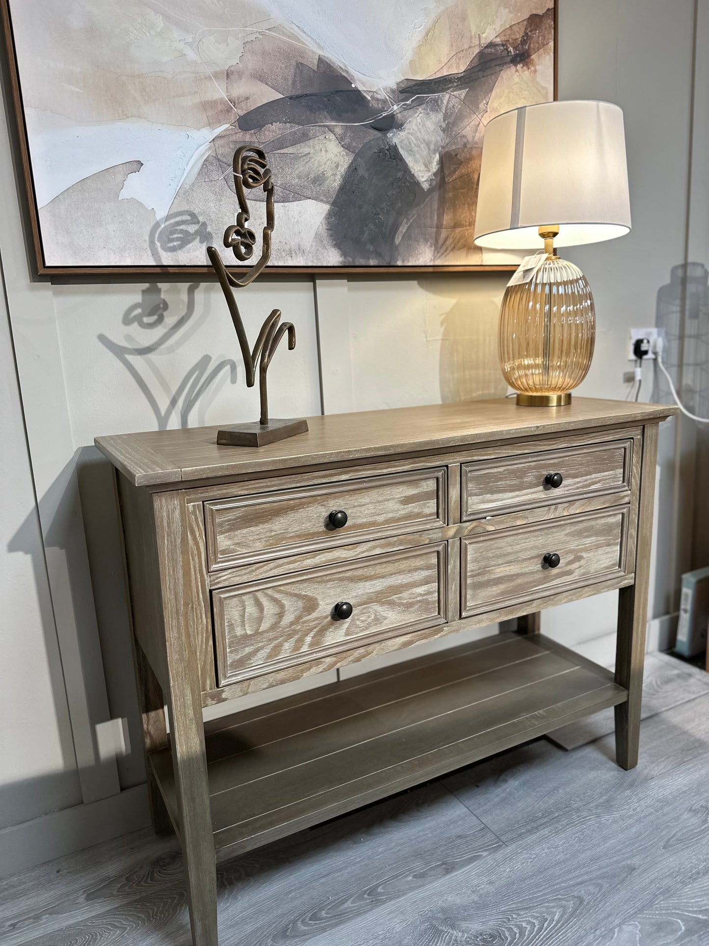 Plama  4 Drawer Console Table