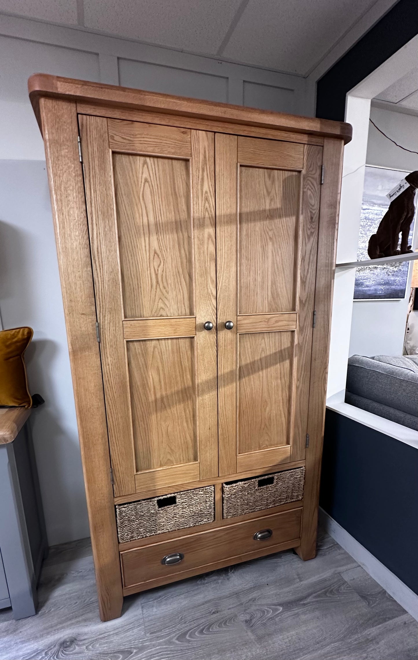 Stamford Oak Larder Unit