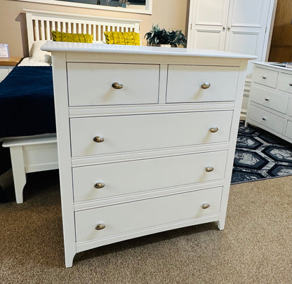 Logan White 2 over 3 chest