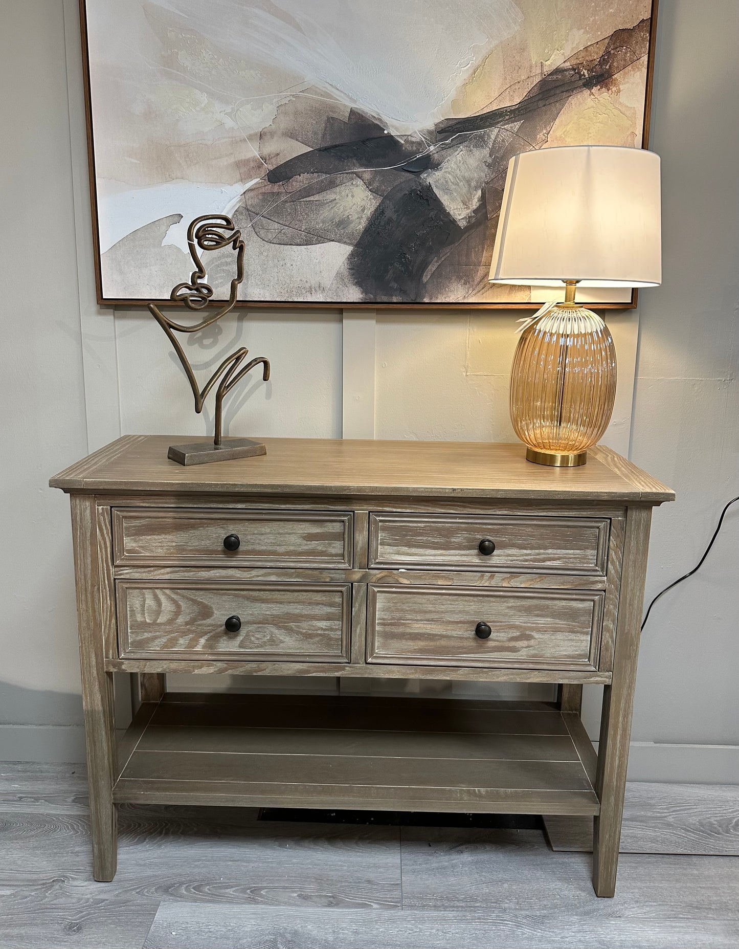 Plama  4 Drawer Console Table