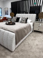 Carlson fabric bed frame
