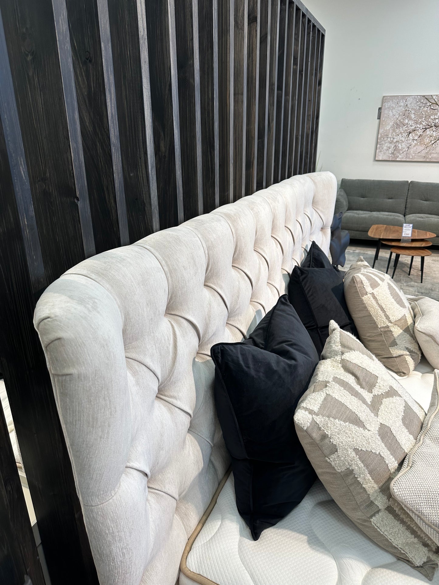 Florence fabric bed