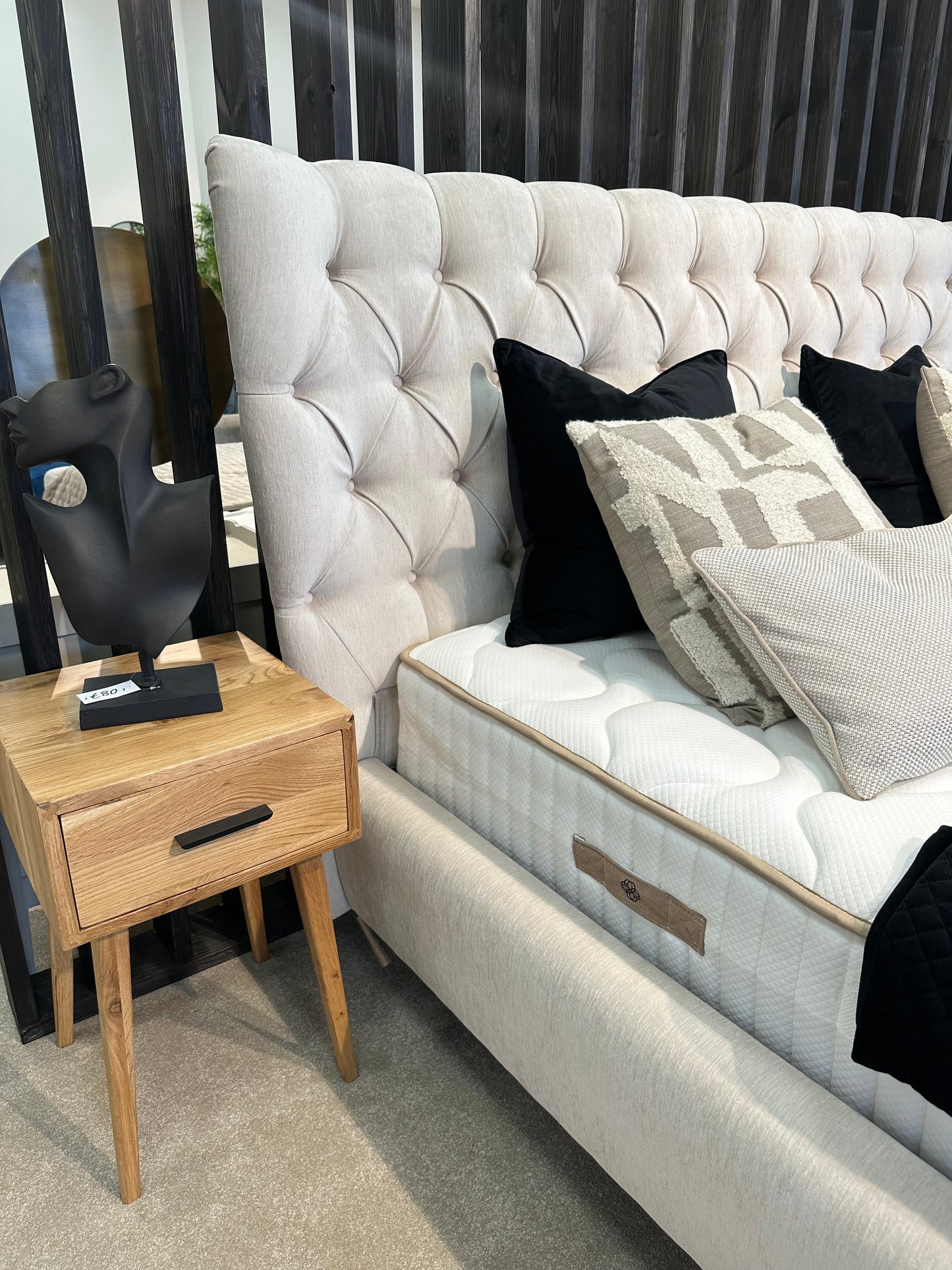 Florence fabric bed