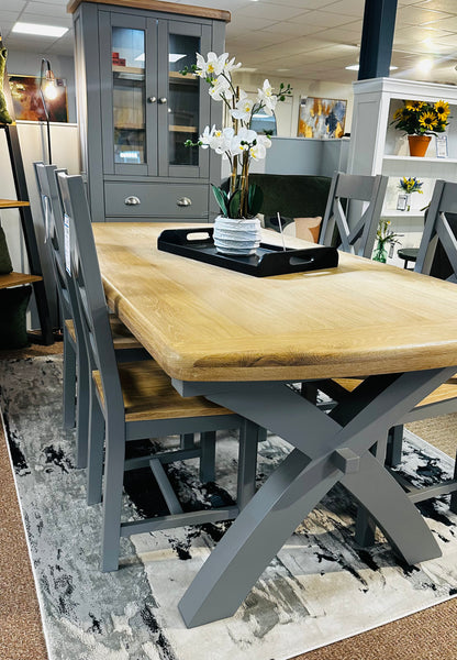 York X Leg Dining Table