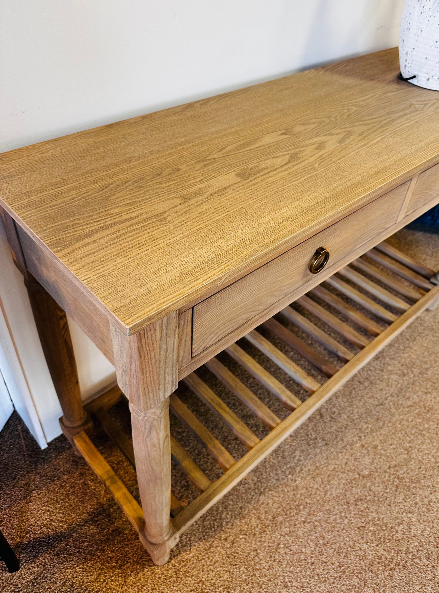 Perth 1.2 Oak Console Table