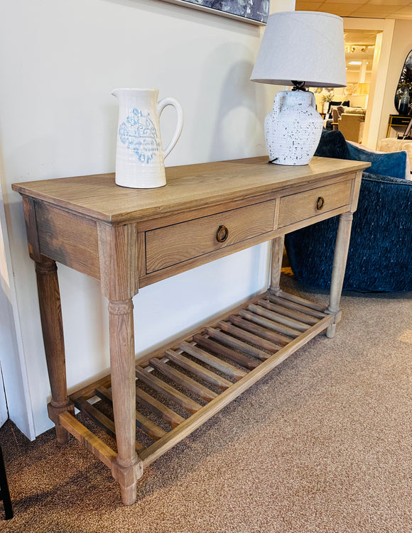 Perth 1.2 Oak Console Table