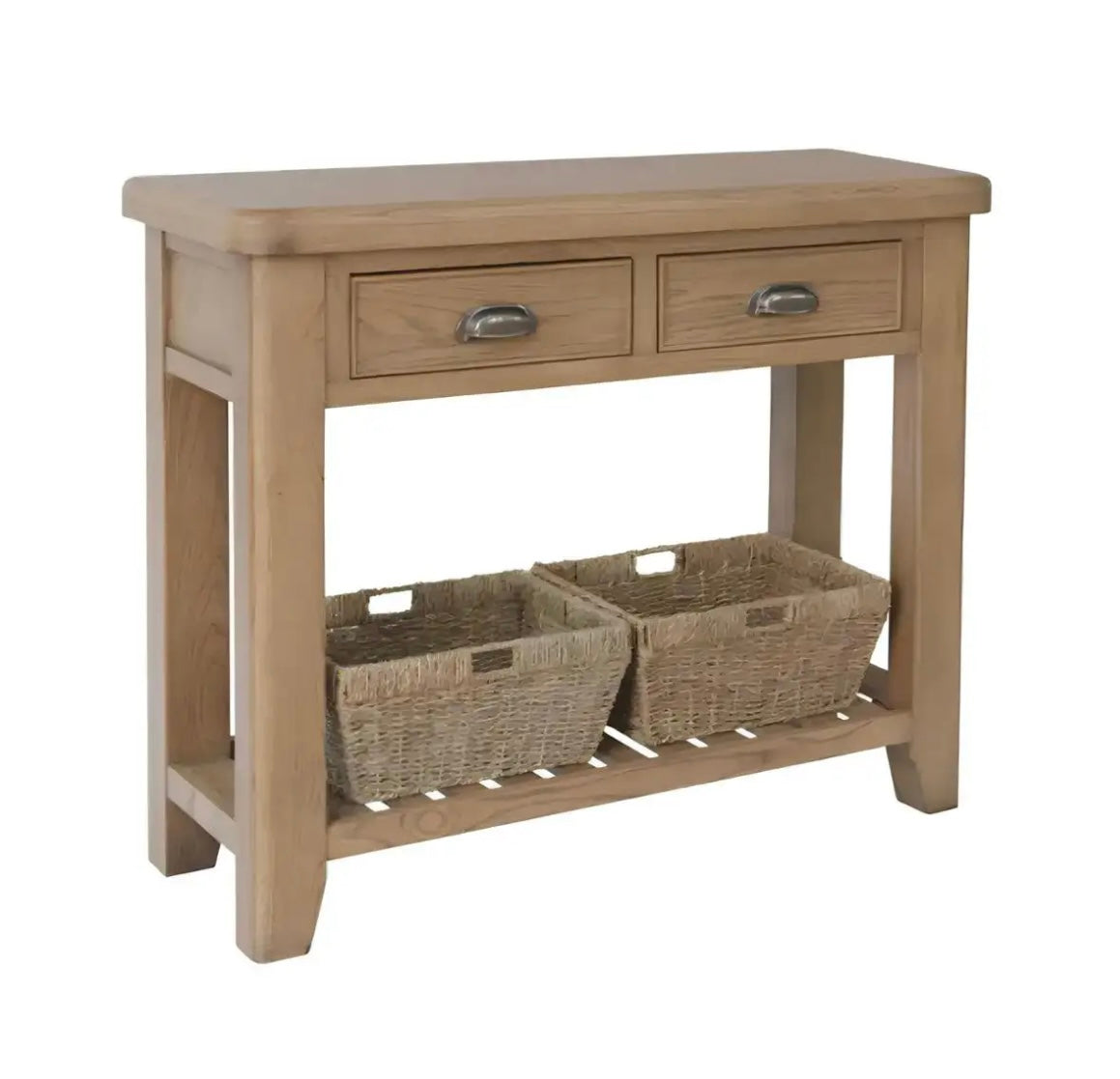 Stamford Oak 2 Drawer Console Table