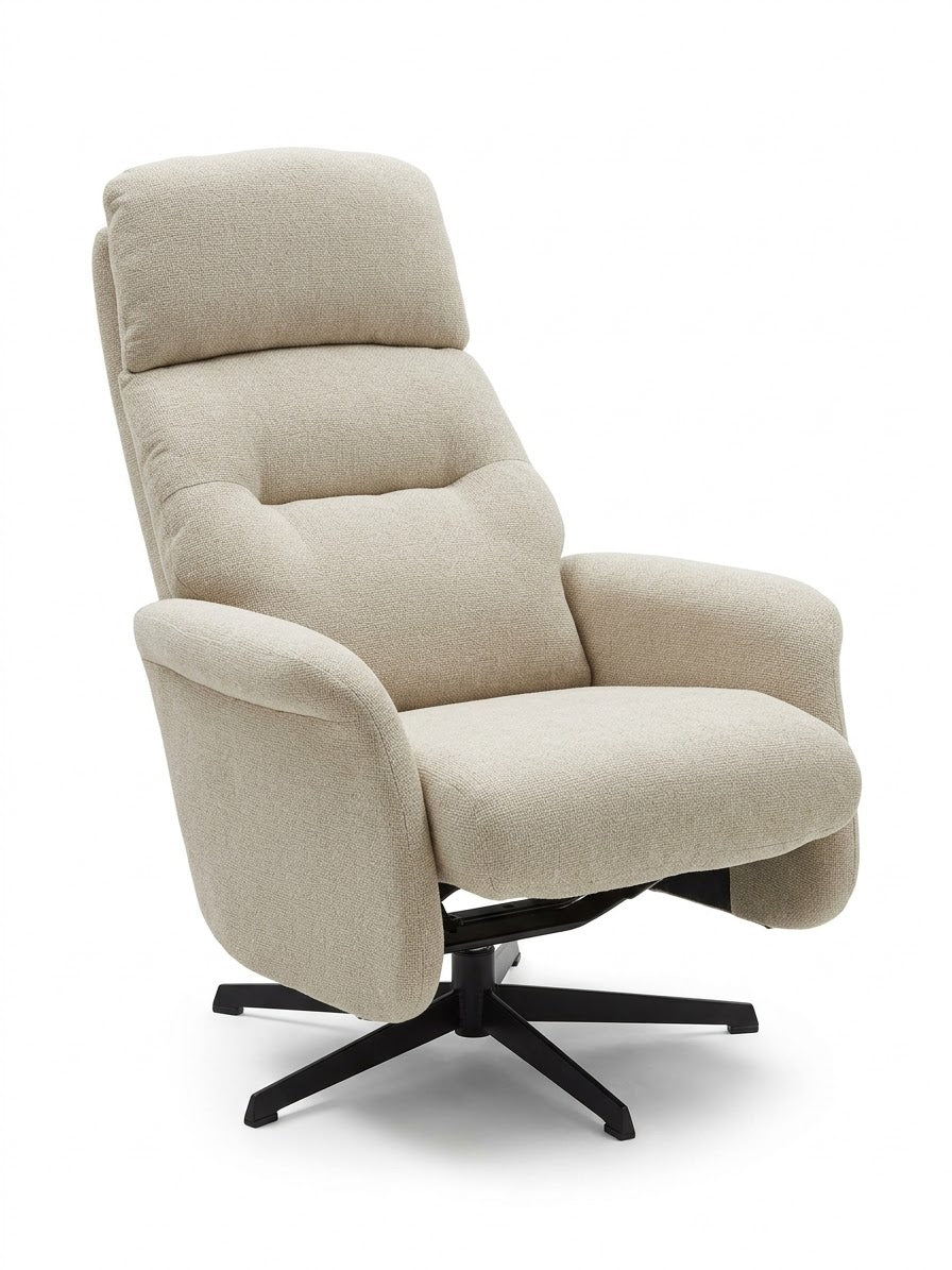 Berlin swivel and footstool