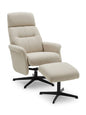 Berlin swivel and footstool