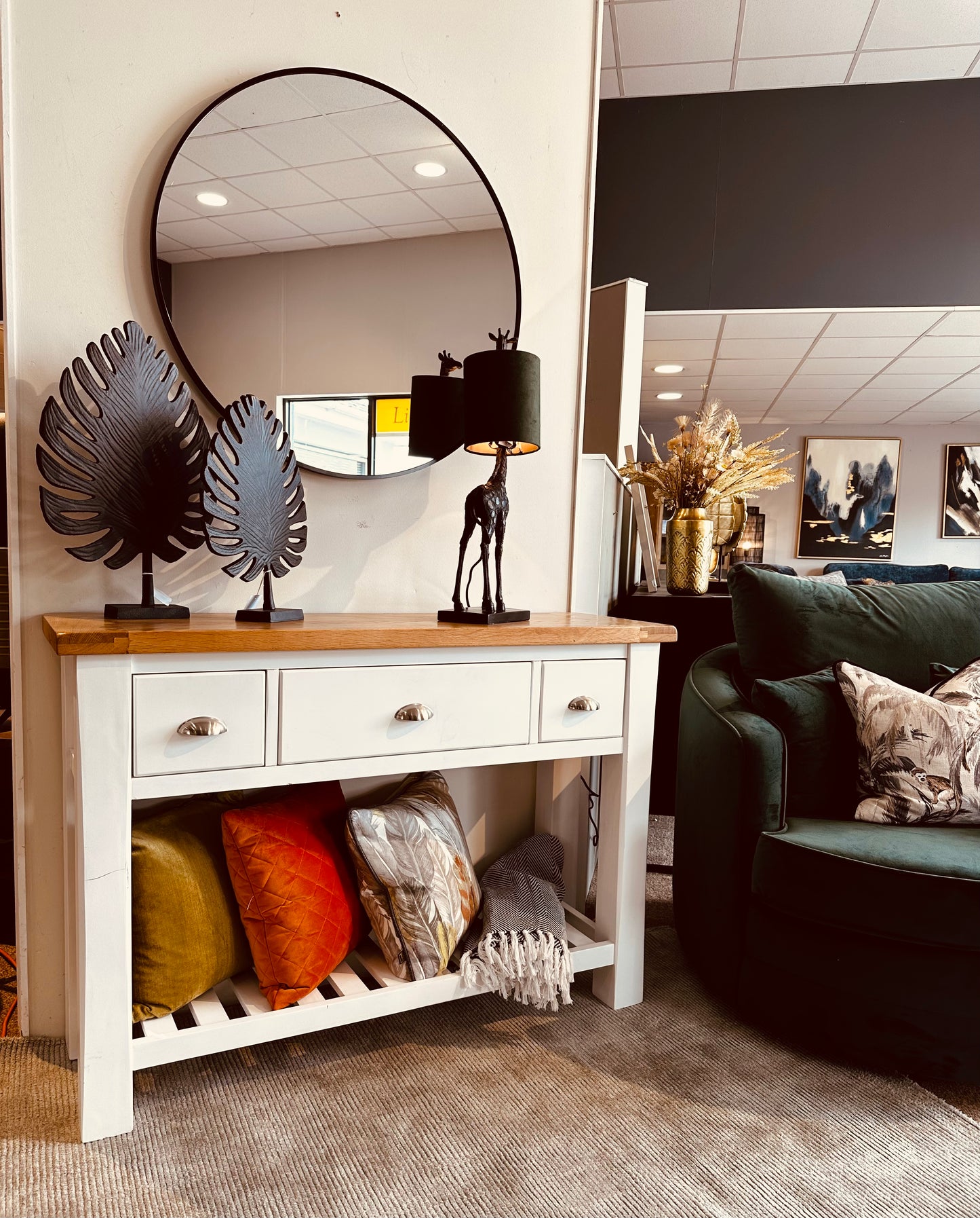 Ashley 3 Drawer  Console Table