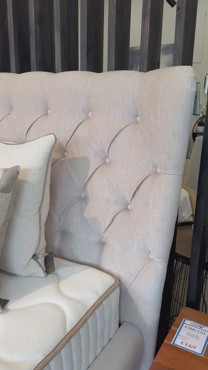 Florence fabric bed