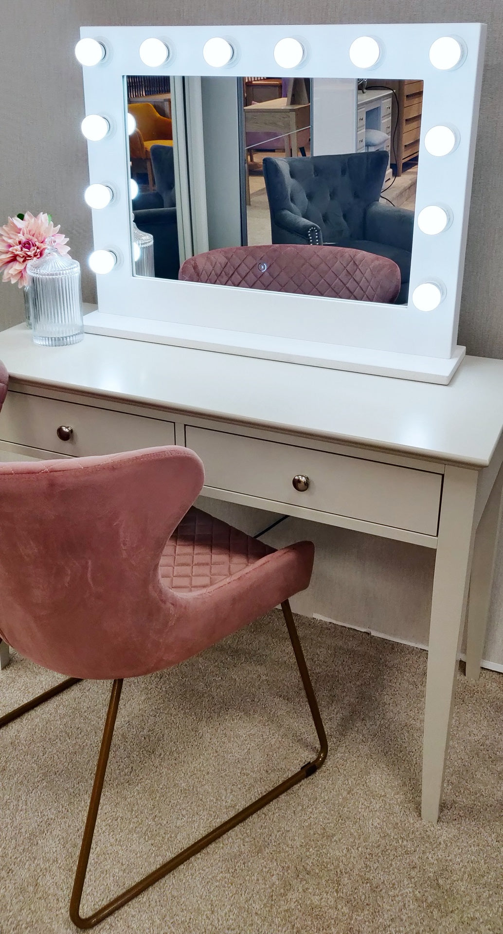 Large Hollywood Mirror