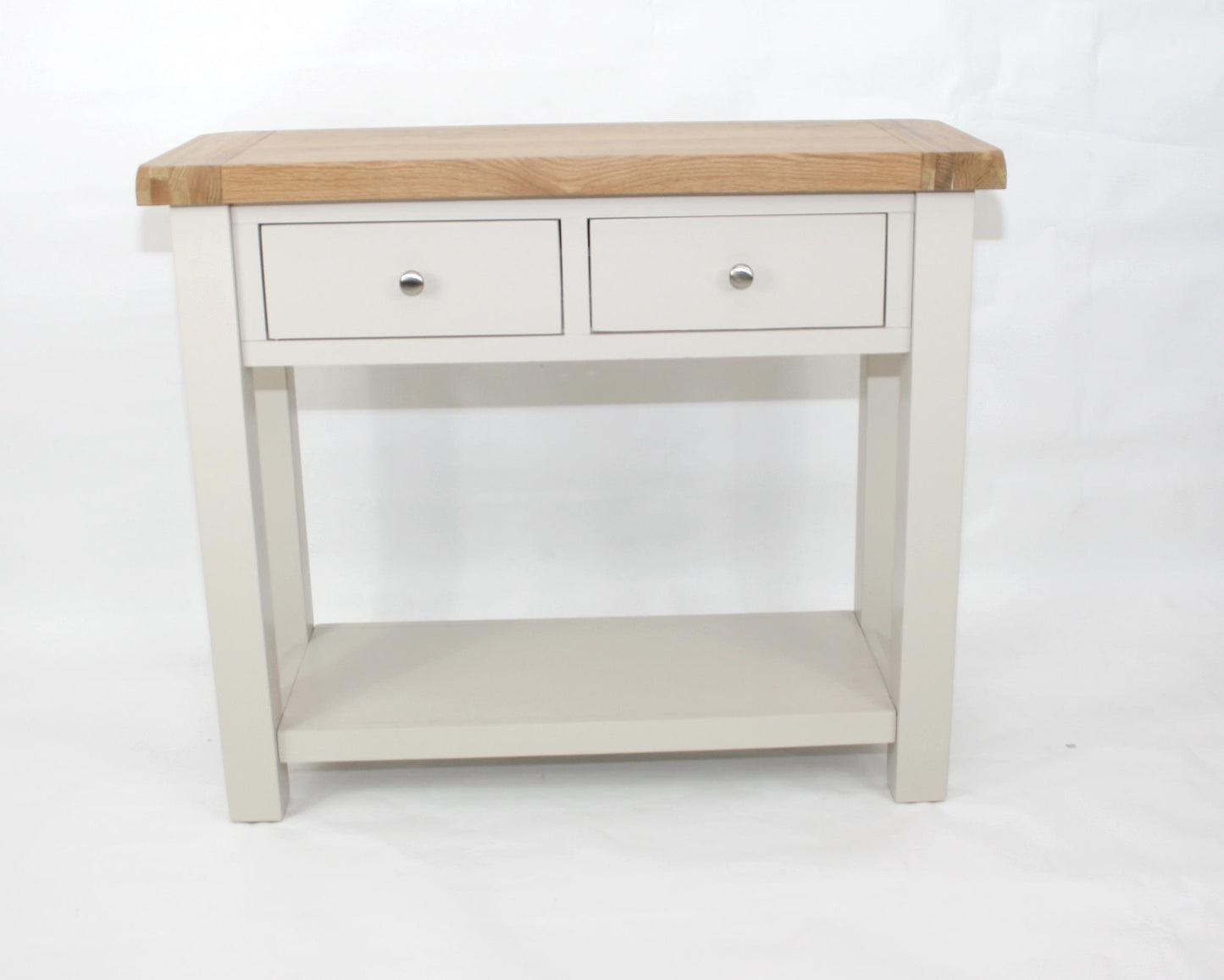 Bailey Oak 2 drawer Console Table