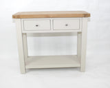 Bailey Oak 2 drawer Console Table