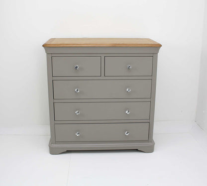Bordeaux 2 over 3 chest of Drawers
