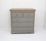 Bordeaux 2 over 3 chest of Drawers