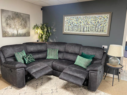 Carlton Charcoal Corner sofa