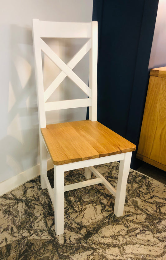 Ashley X back chair
