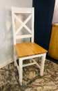 Ashley X back chair