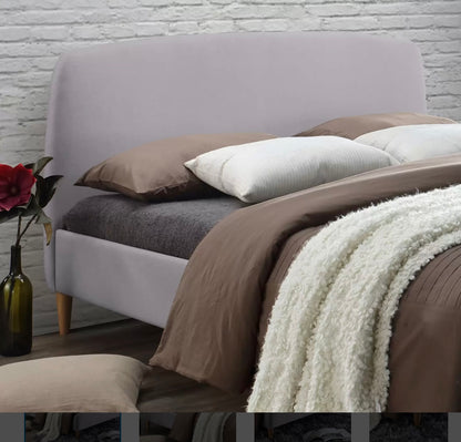 Geneva Grey Fabric bed