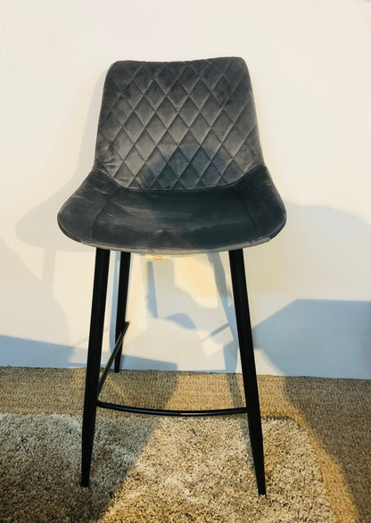 Hanley grey bar stool