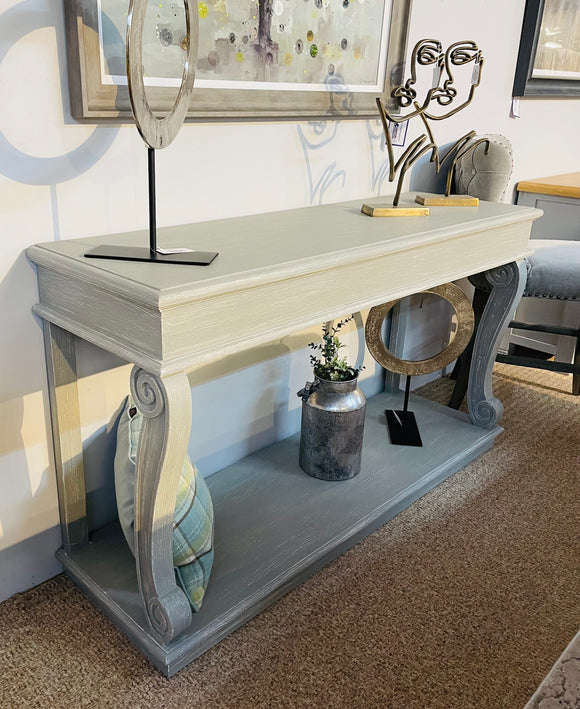 Torino grey/lime Console Table
