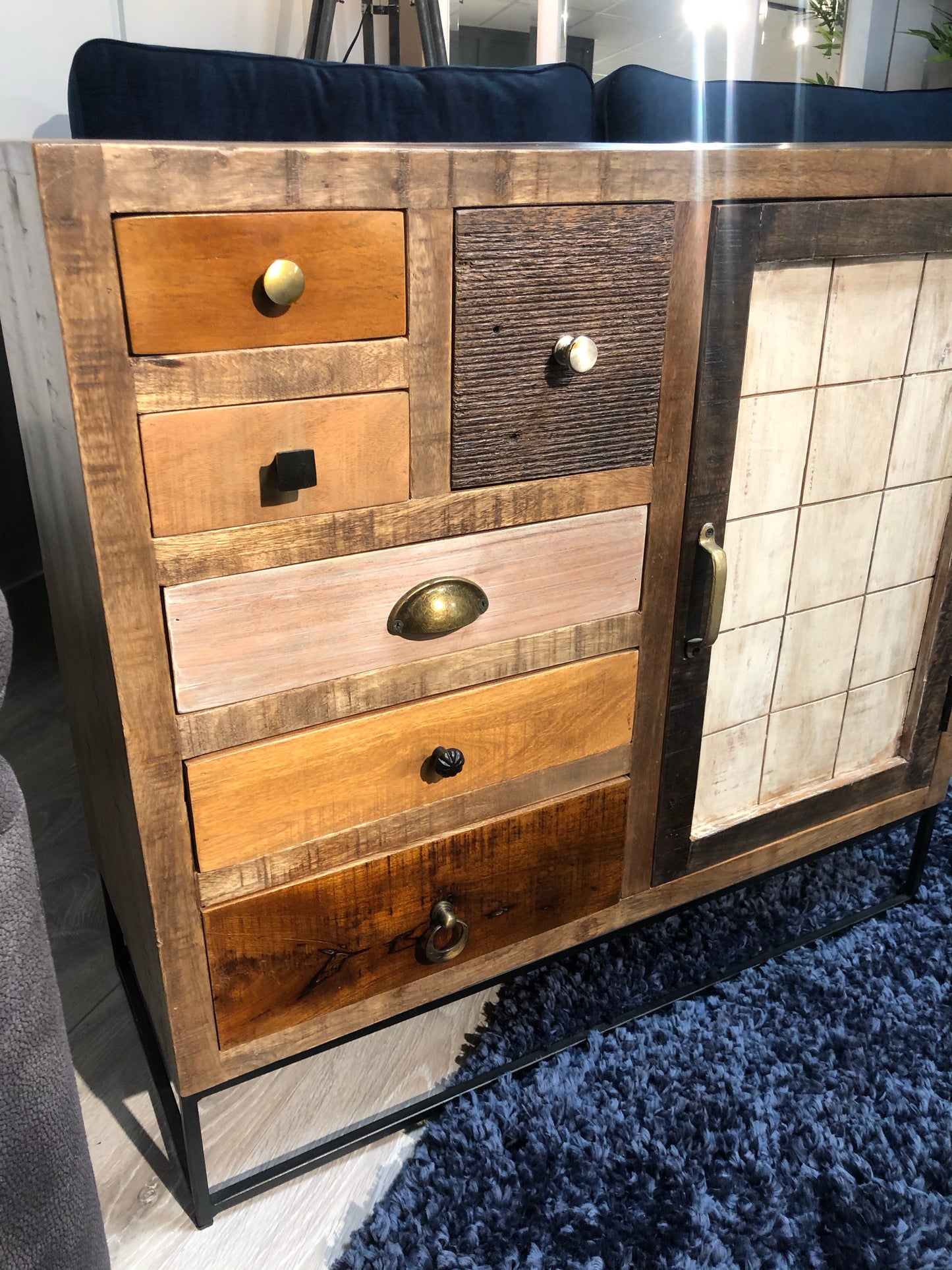 Java Small Multi Drawer Sideboard