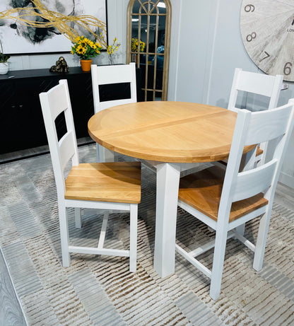 Ashley round extending table