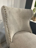 Roxy buttoned back bar stool