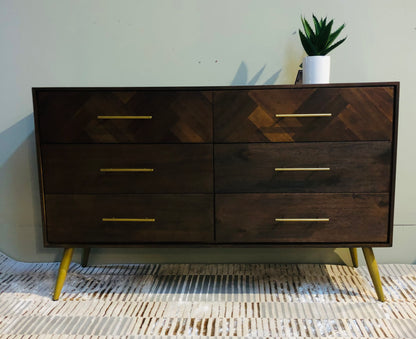 Bergan wide chest of drawers