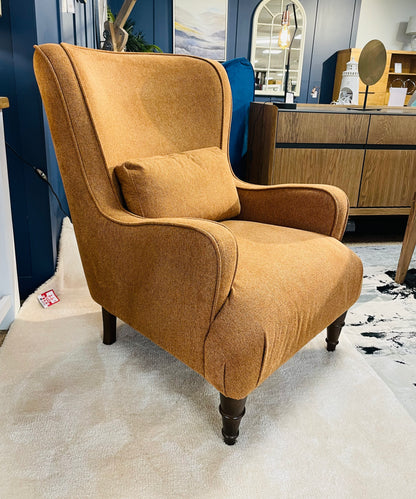 Harriet Burnt Orange Accent Chair