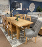 Stamford 1.8 Double Leaf Oak Dining Table