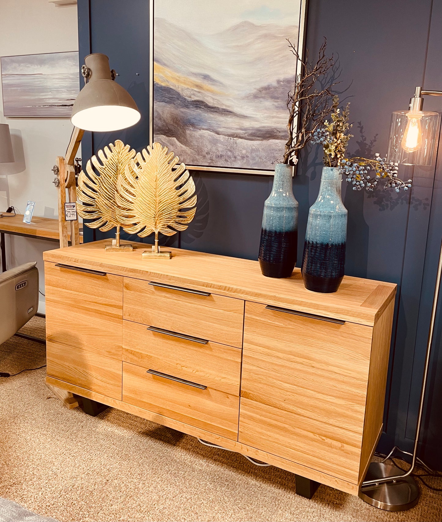 Cala Oak Sideboard