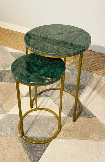 Marble 2 Nest of Tables
