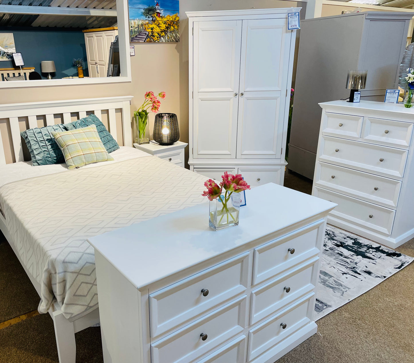Lucey 2 door robe with drawers