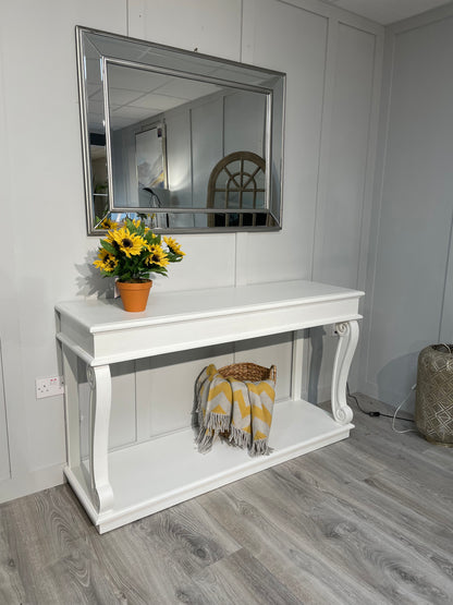 Torino White Console Table
