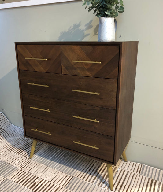 Bergan 3+2 chest of drawers