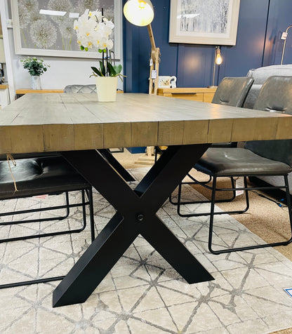 Havana Cool Grey Dining Table