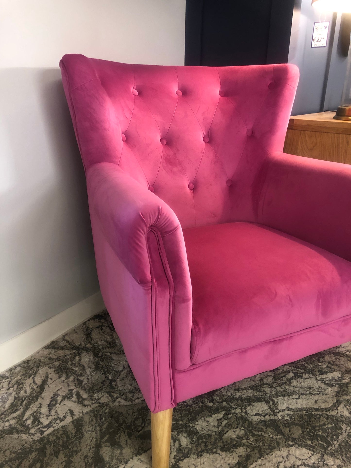 Jersey Pink Chair
