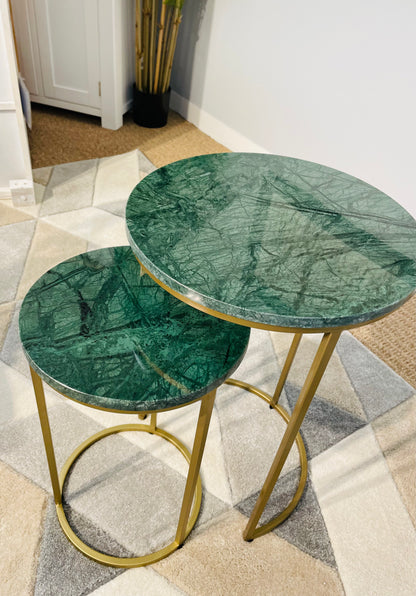 Marble 2 Nest of Tables