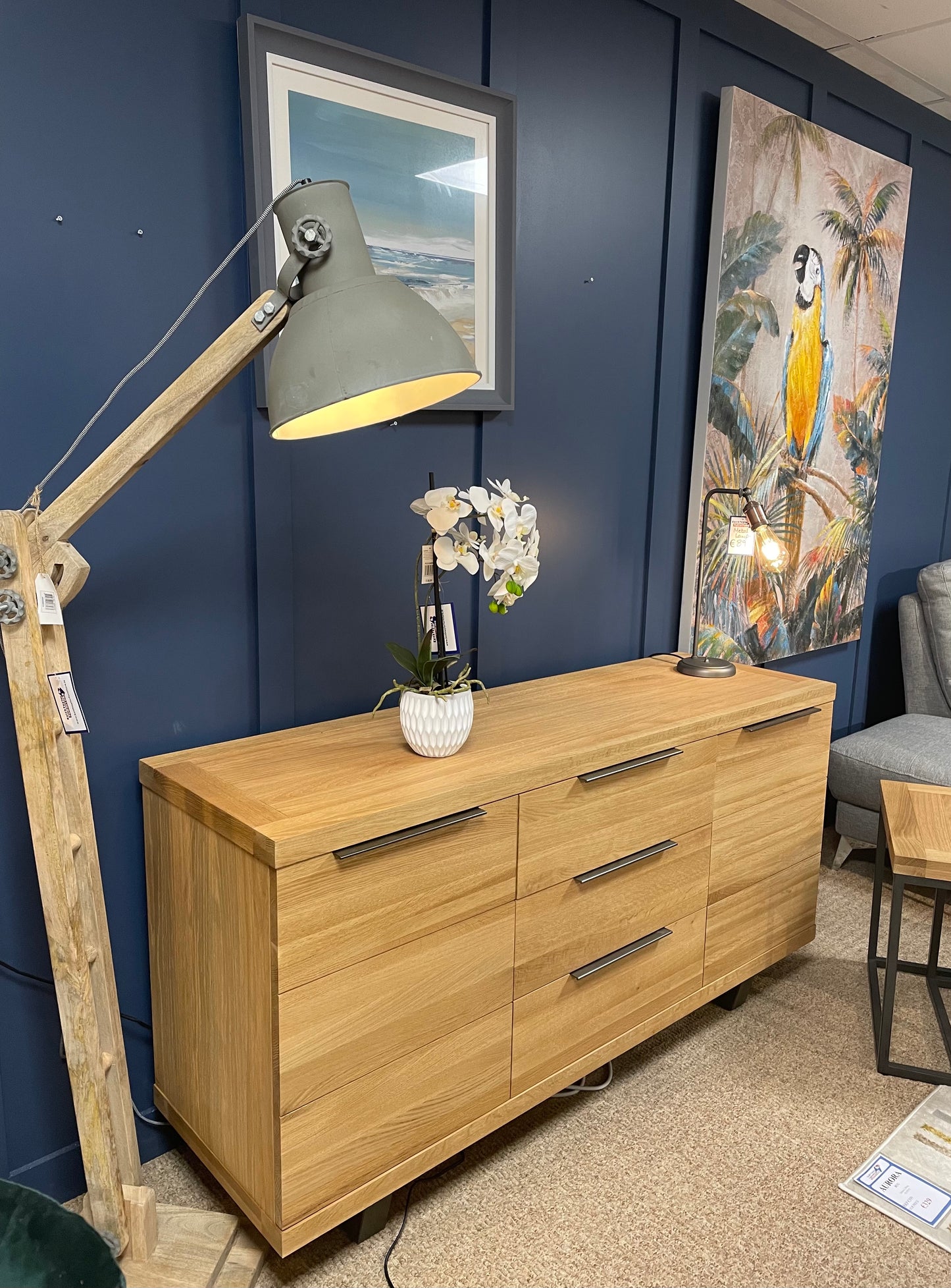 Cala Oak Sideboard