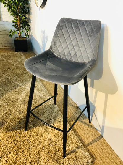 Hanley grey bar stool