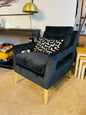 Auston Chair Black Velvet