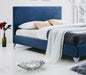 Brooklyn Navey Fabric bed